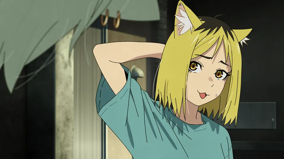 Official Episode 2 still featuring Yanineko and Yakuneko